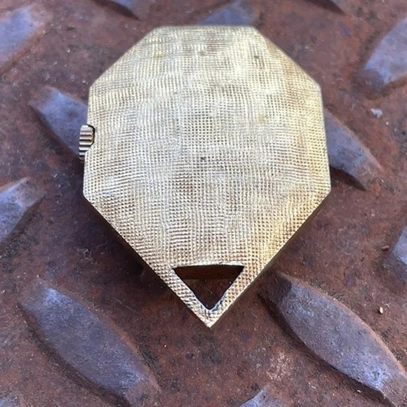 Vintage Sutton Watch Necklace Swiss Made Gold Tone Hand Winding Pocket Watch - Picture 11 of 11